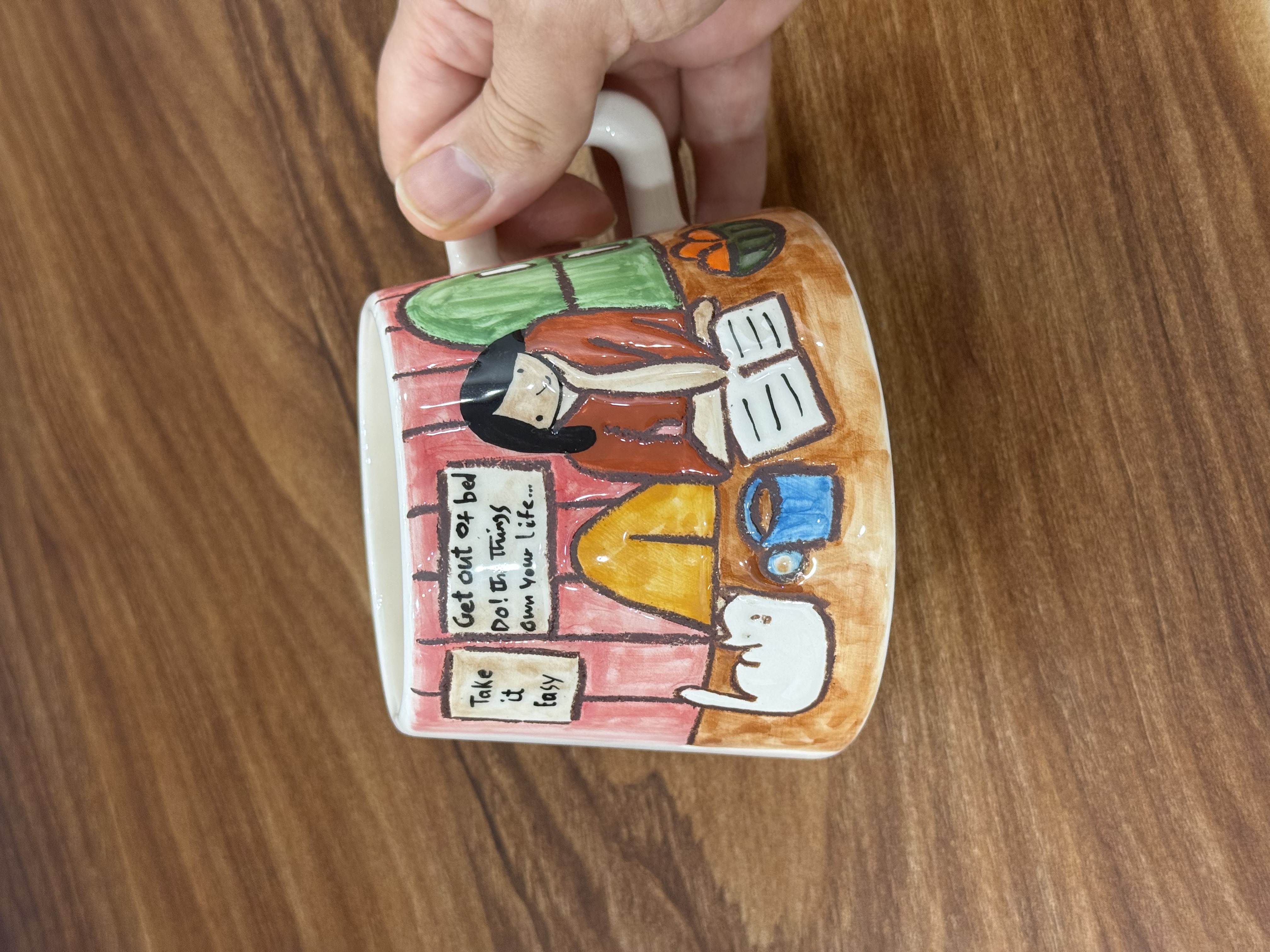 ماگ سرامیک دست ساز نقاشی شده