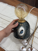 آباژور سرامیک دست ساز طرح پروانه